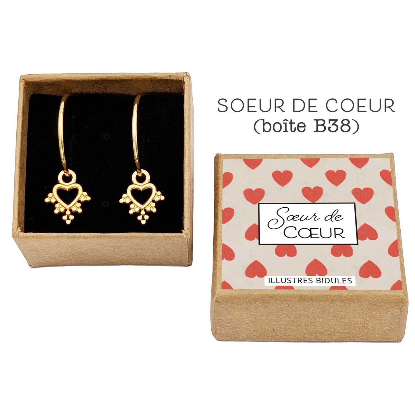 Boucles d'oreilles Venus