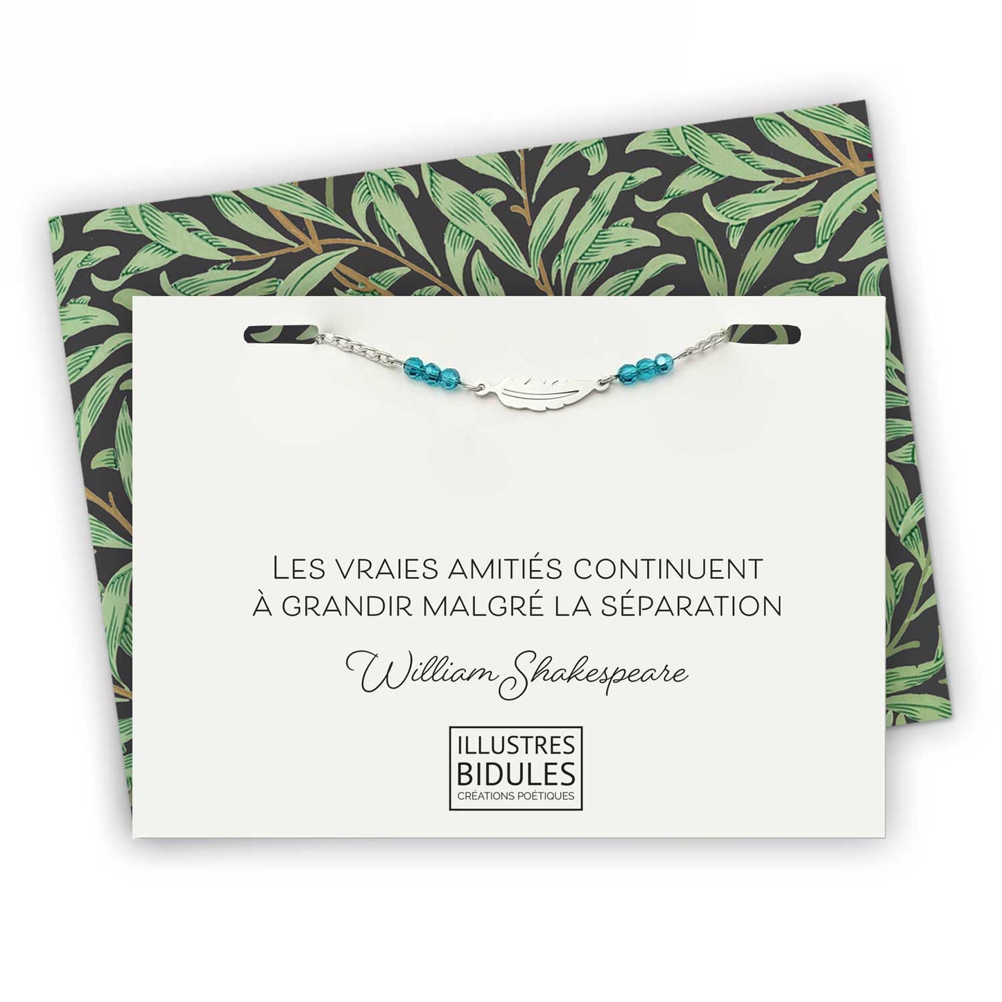Bracelet Inox: Les vraies amitiés continuent à grandir V2