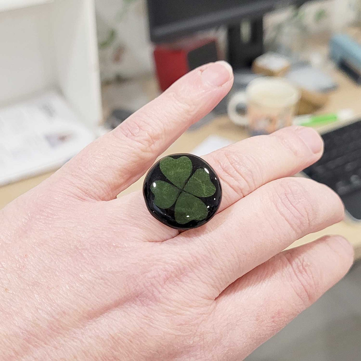 Bague trèfle - prototype