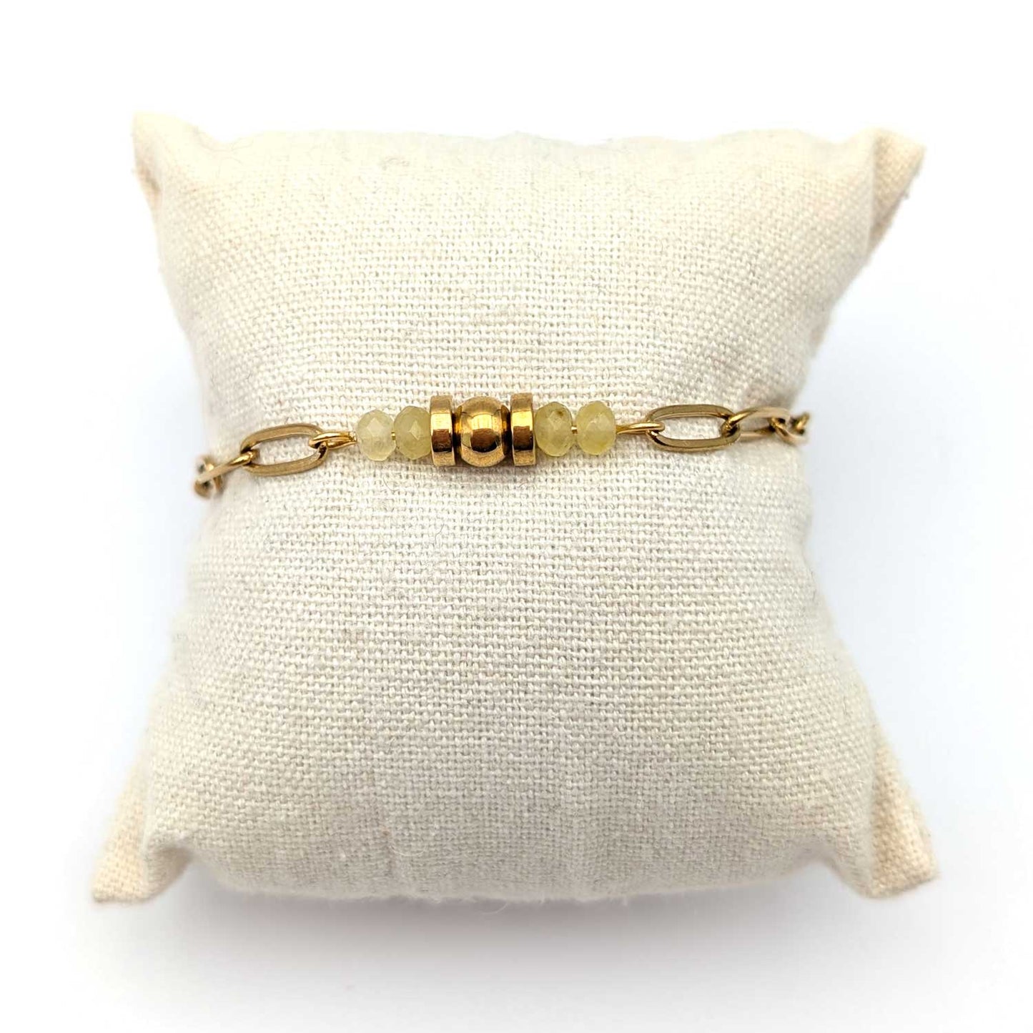 Bracelet Louise Jaune - Un petit grigri pour te porter chance dans tes nouveaux projets