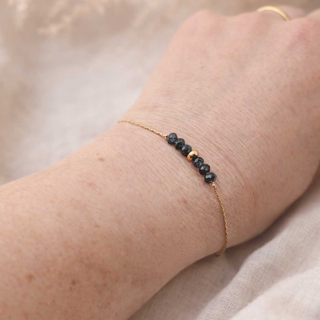 bracelet minimaliste chaine fine acier inoxydable
