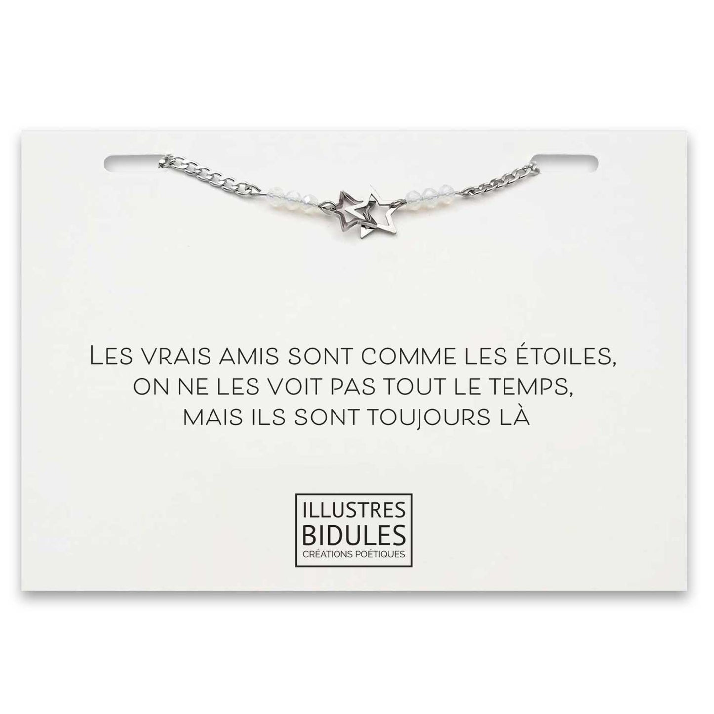 bijou pour amie qui habite loin avec étoile