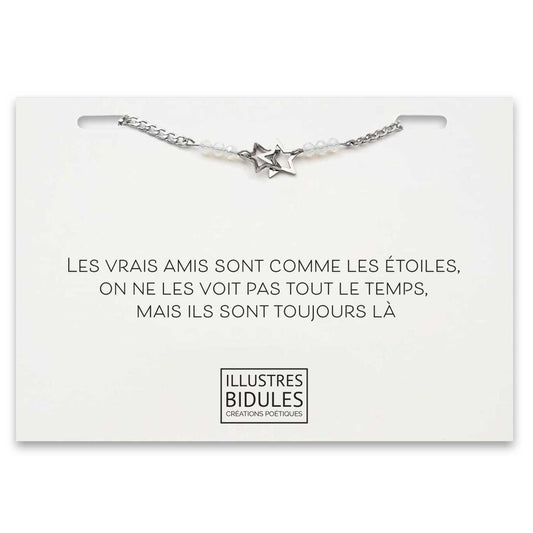 bijou pour amie qui habite loin avec étoile