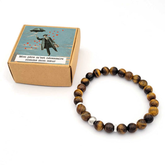 Bracelet Ernest 8mm Oeil de tigre