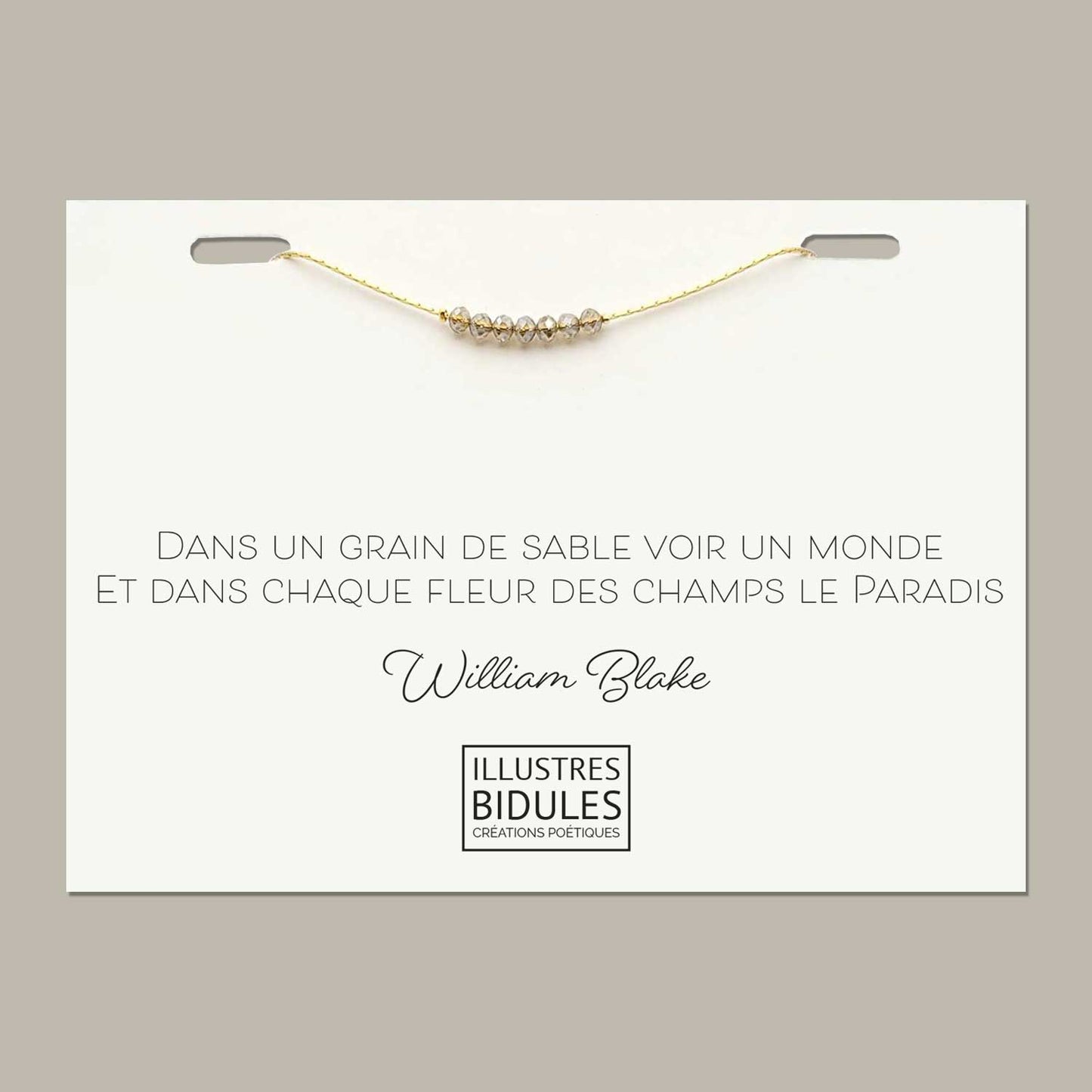 Bracelet Isadora Cognac - Doré