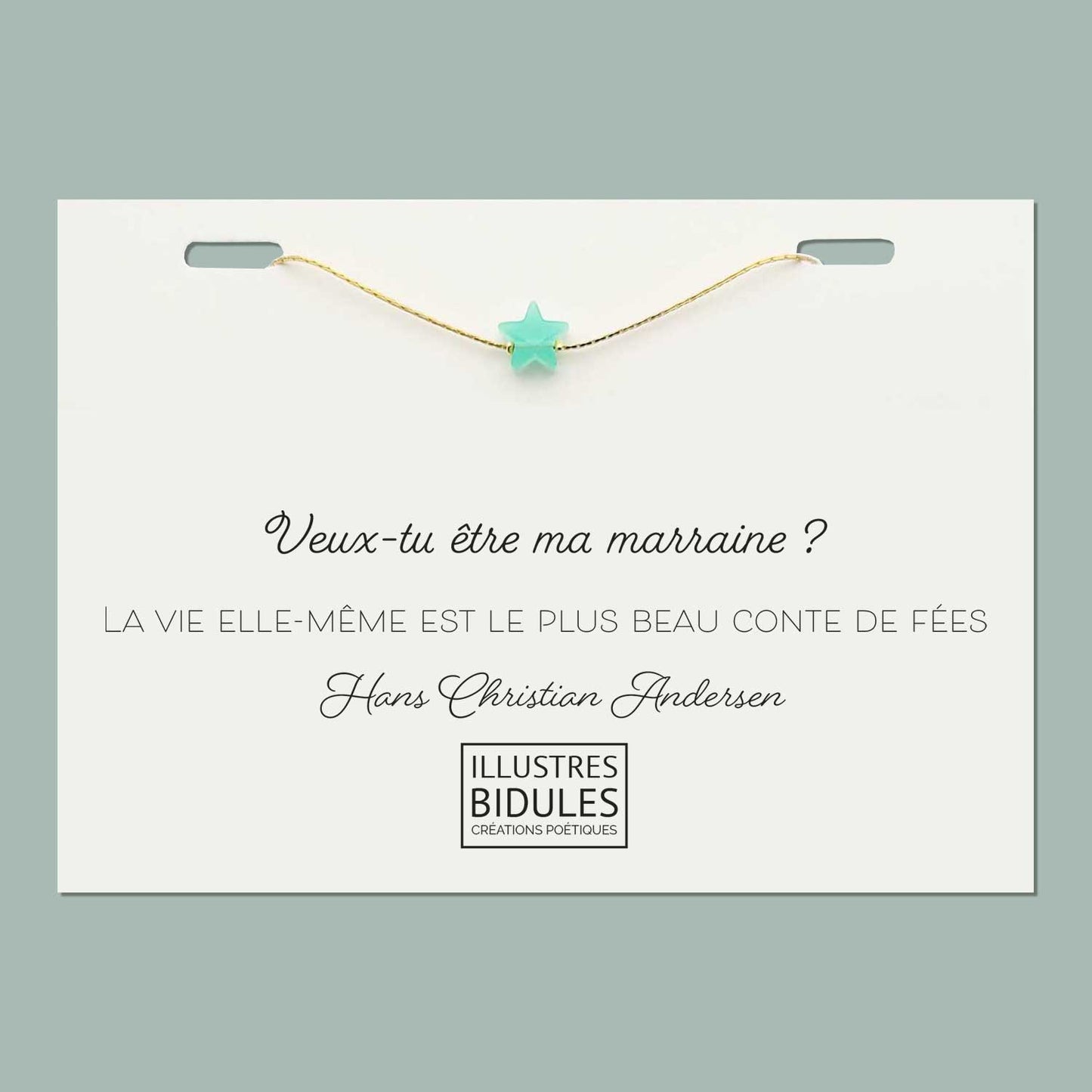 Bracelet Isadora Star Mint - Doré