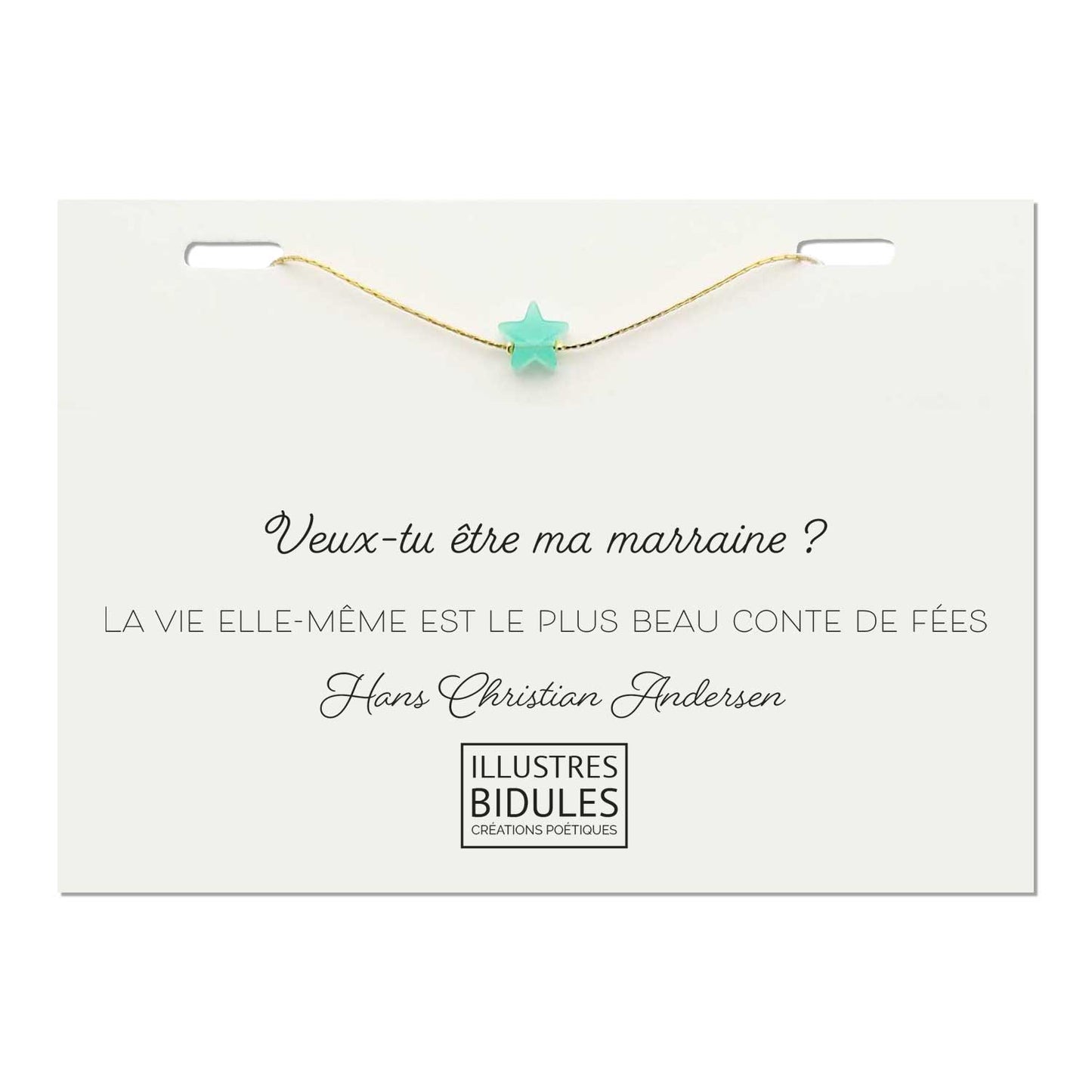 Bracelet Isadora Star Mint - Doré