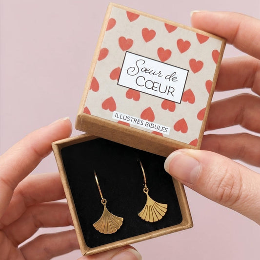 Dormeuses Ginkgo doré