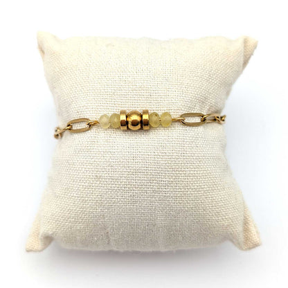 Bracelet Louise Jaune - Un petit grigri pour te porter chance dans tes nouveaux projets