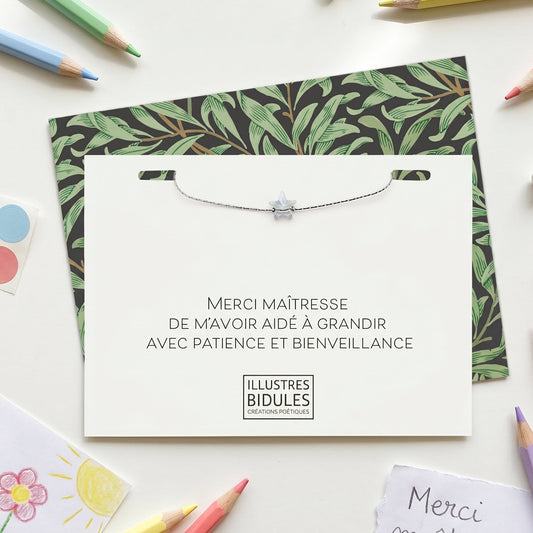 Bracelet isadora star - Merci maîtresse