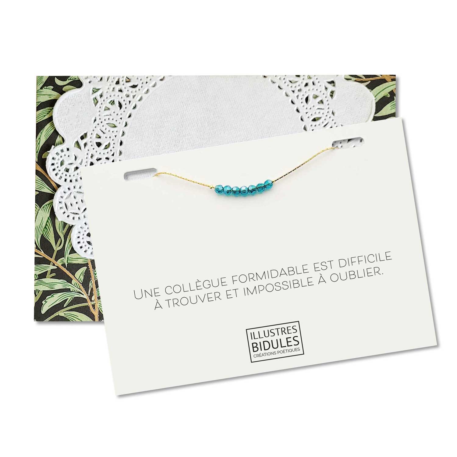 bracelet cadeau collègue de travail femme collègue devenue amie départ collègue idée cadeau pot de départ