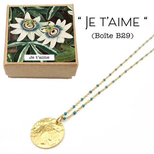 Collier déclaration d amour bijou bague déclaration saint valentin anniversaire je t aime