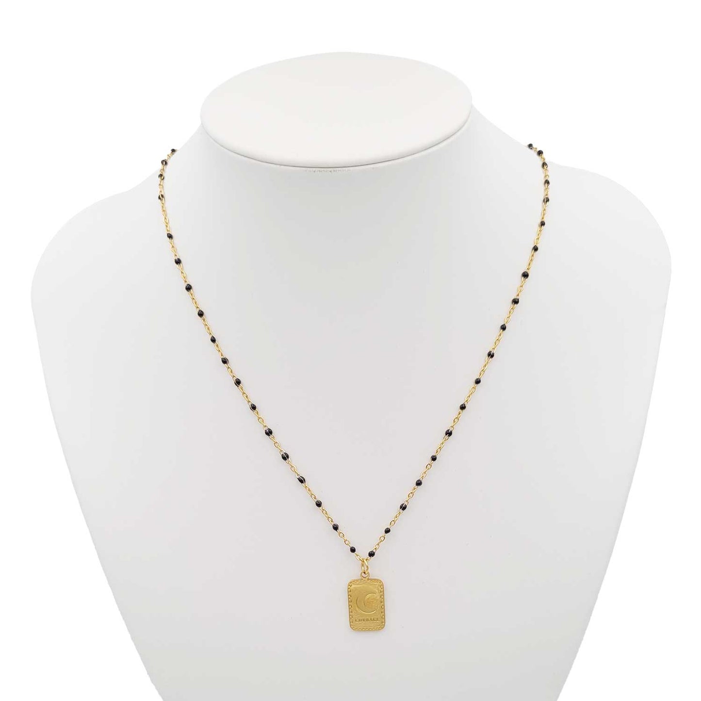 Collier Judy - Courage acier inoxydable doré
