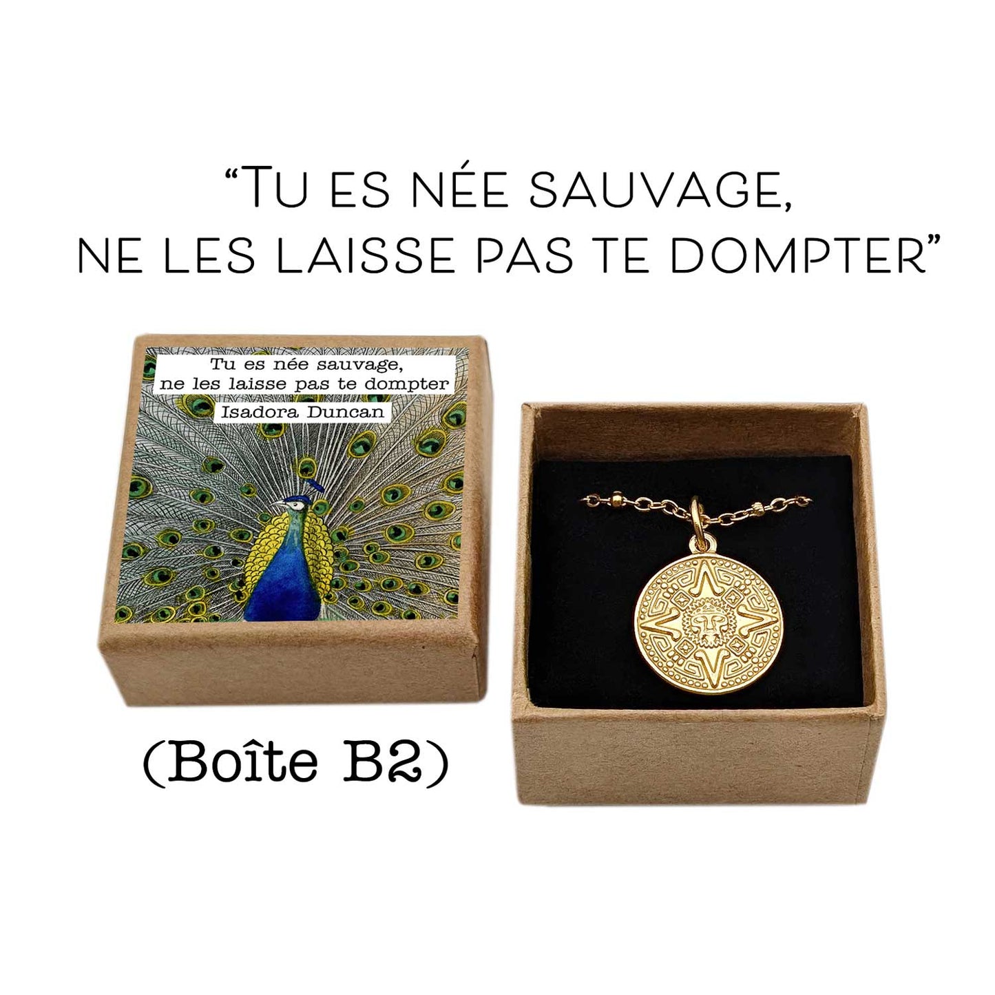 Collier Boussole doré