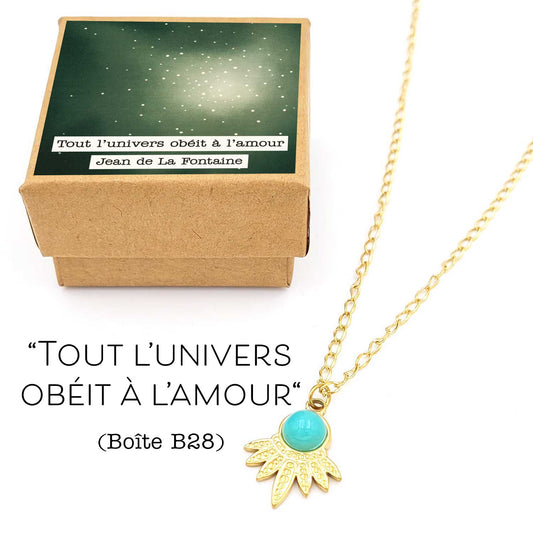 bijou déclaration d'amour collier 