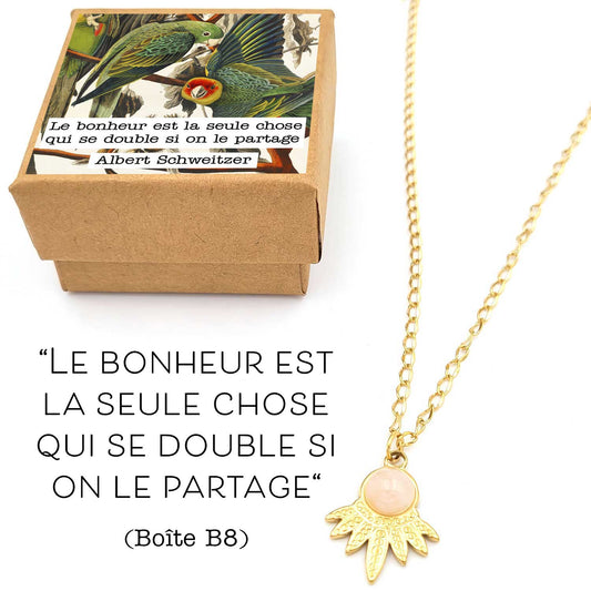 Collier porte bonheur cadeau demoiselle d'honneur témoin demande de marraine