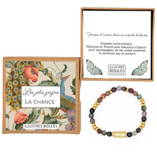 Charger l&#39;image dans la galerie, bracelet porte-bonheur pierre naturelle lithotherapie agate indienne cadeau amité chance voyage amitié
