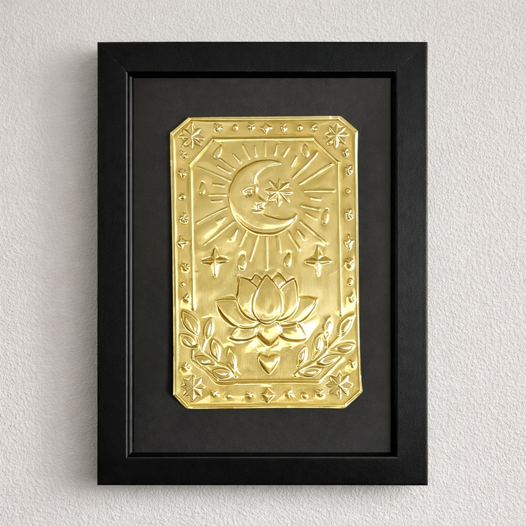 Talisman mural - apaisement – La Lune Paisible (15 x 20 cm)