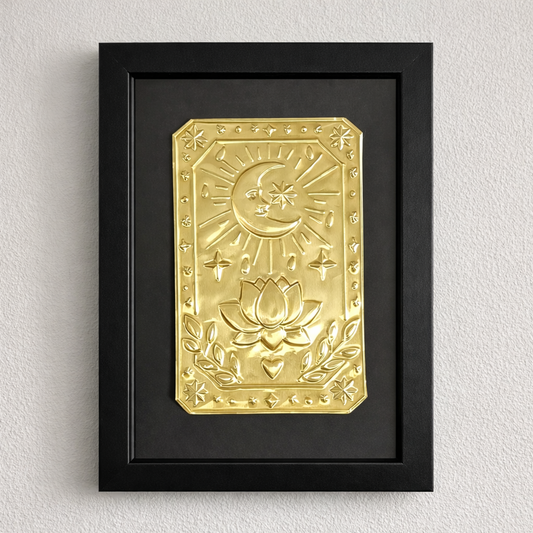 Talisman mural - La Lune Paisible (13x18 cm)