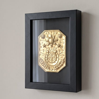 Mini talisman mural - chance - Le trèfle porte-bonheur (12x17 cm)