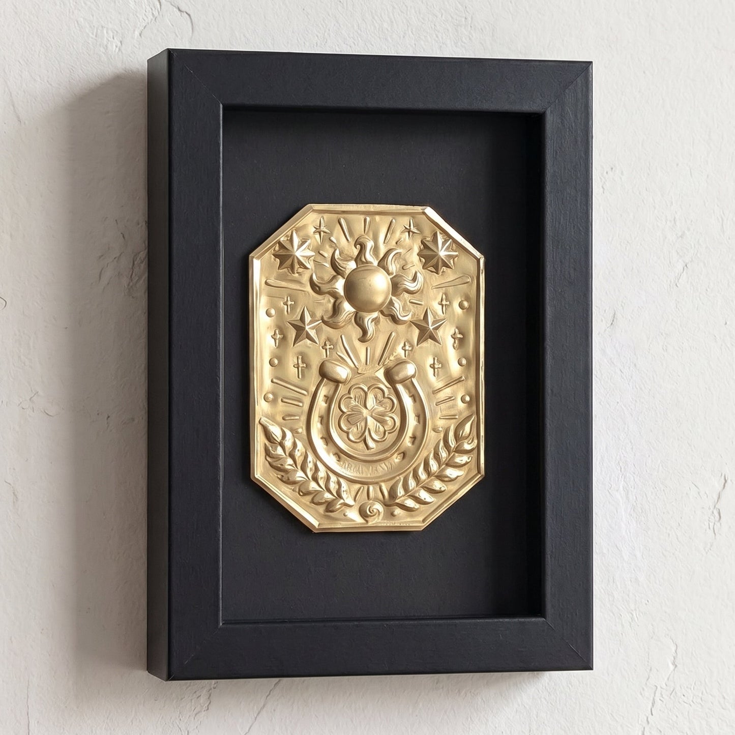 Mini talisman mural - chance - Le trèfle porte-bonheur (12x17 cm)