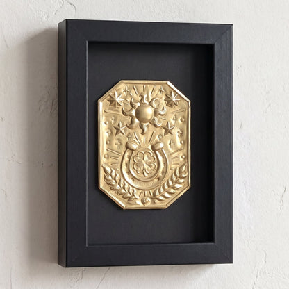 Mini talisman mural - chance - Le trèfle porte-bonheur (12x17 cm)