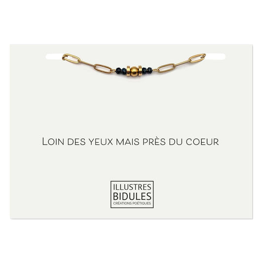 bracelet bijou cadeau meilleure amie fille enfant qui habite loin avec message
