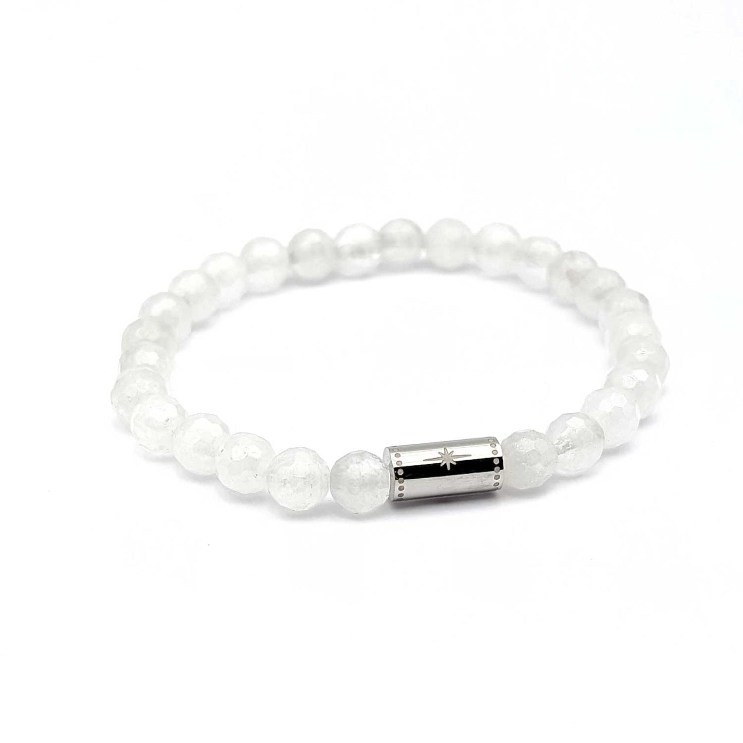 bracelet cristal de quartz étoile porte bonheur