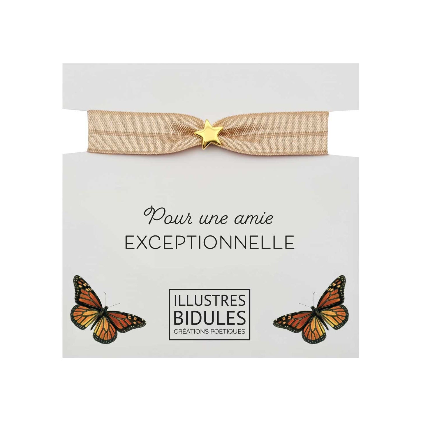 bracelet amitié avec message