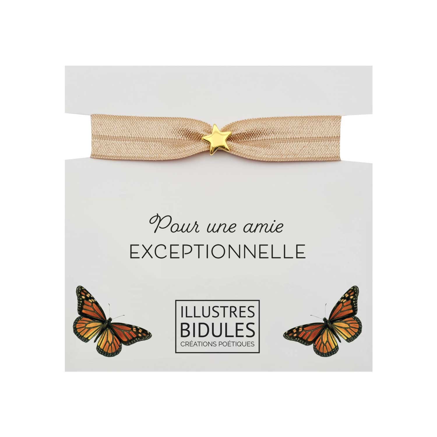 bracelet amitié avec message