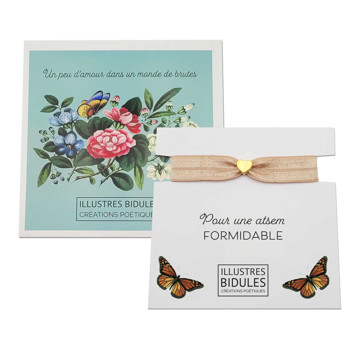 Bracelet ATSEM Formidable Cœur Doré