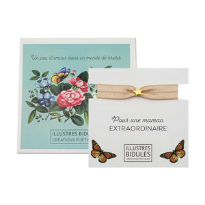 Bracelet Formidable - petite étoile dorée Illustres Bidules