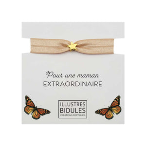 Bracelet Formidable - petite étoile dorée Illustres Bidules