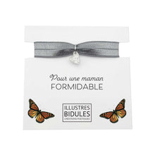 Charger l&#39;image dans la galerie, bracelet fête des mères bijou cadeau anniversaire maman cadeau raffiné pas cher  comment dire je t&#39;aime maman bracelet élastique personnalisable bracelet à message personnalisé maman