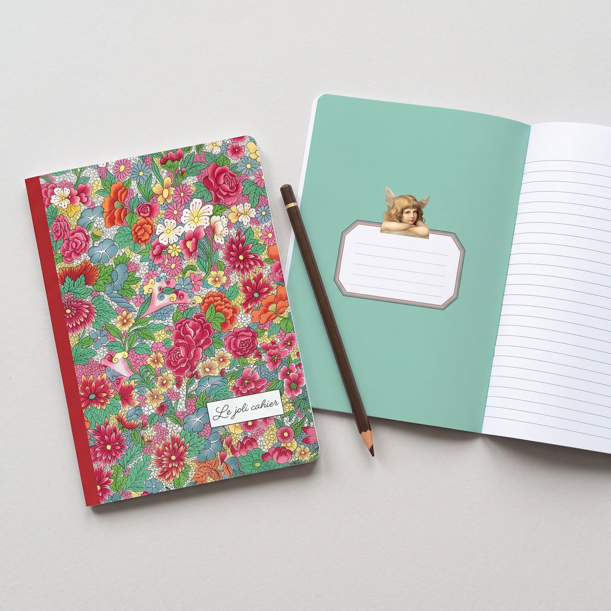 Cahier Fleurs Rouges 48 pages