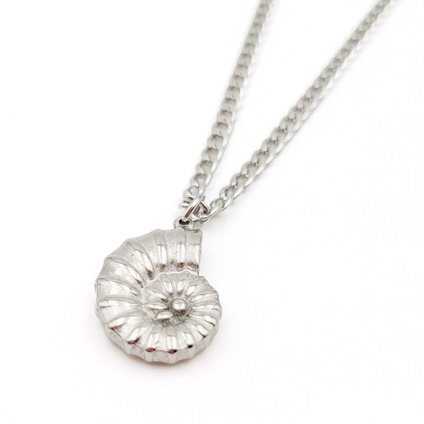 Collier Ester - coquillage acier inoxydable