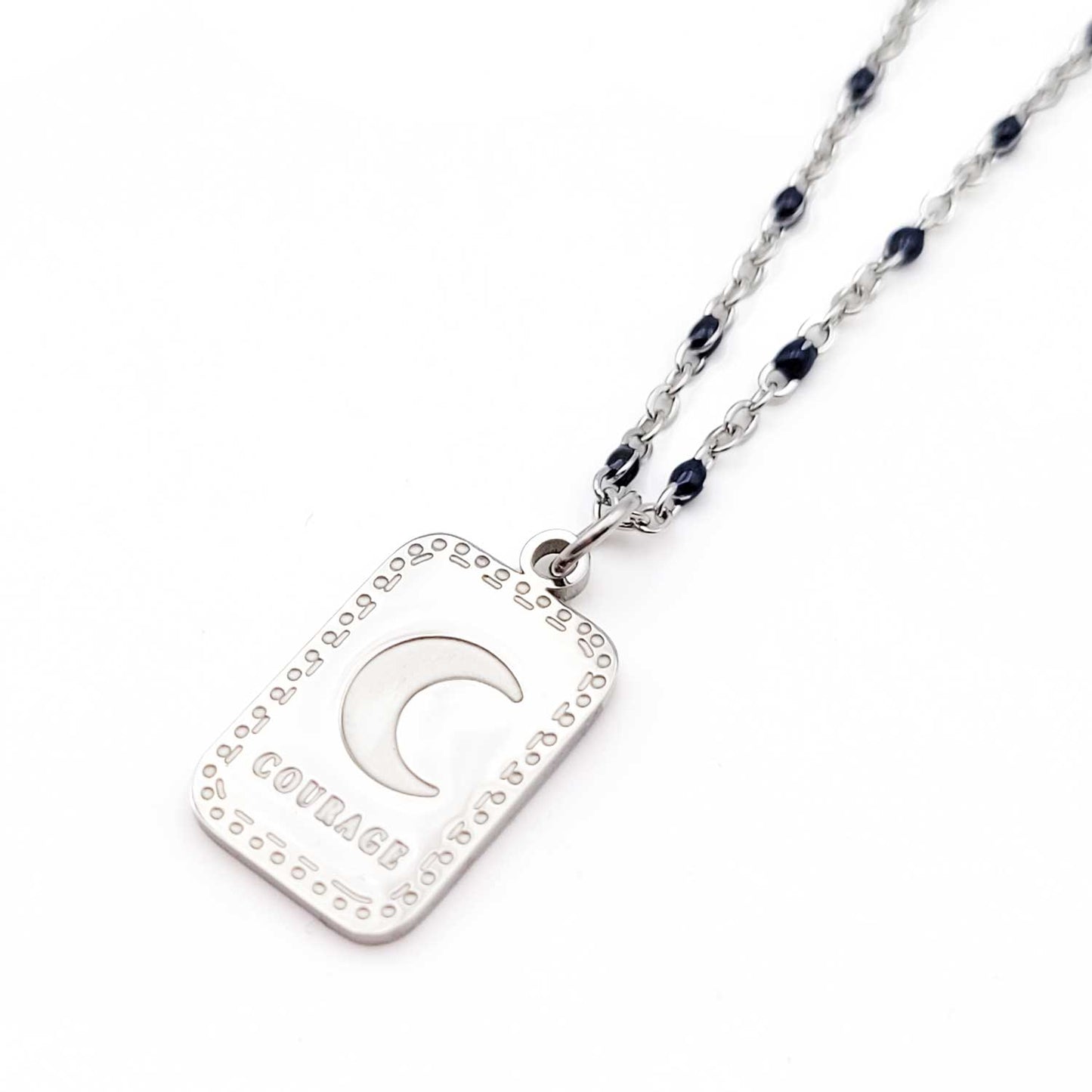 Collier Judy - Courage acier inoxydable