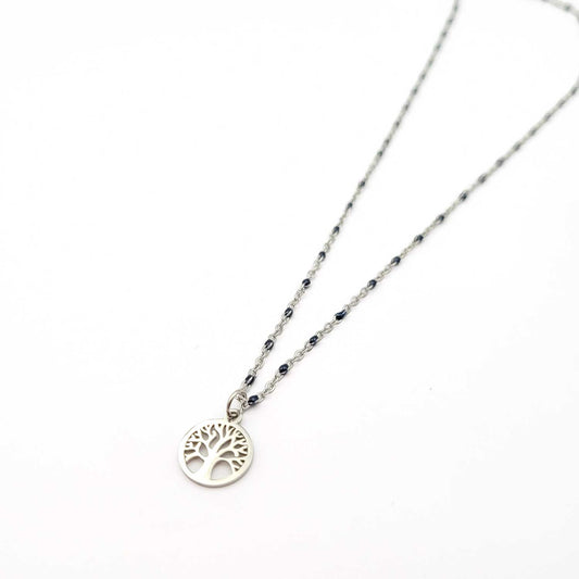 Collier Life argenté