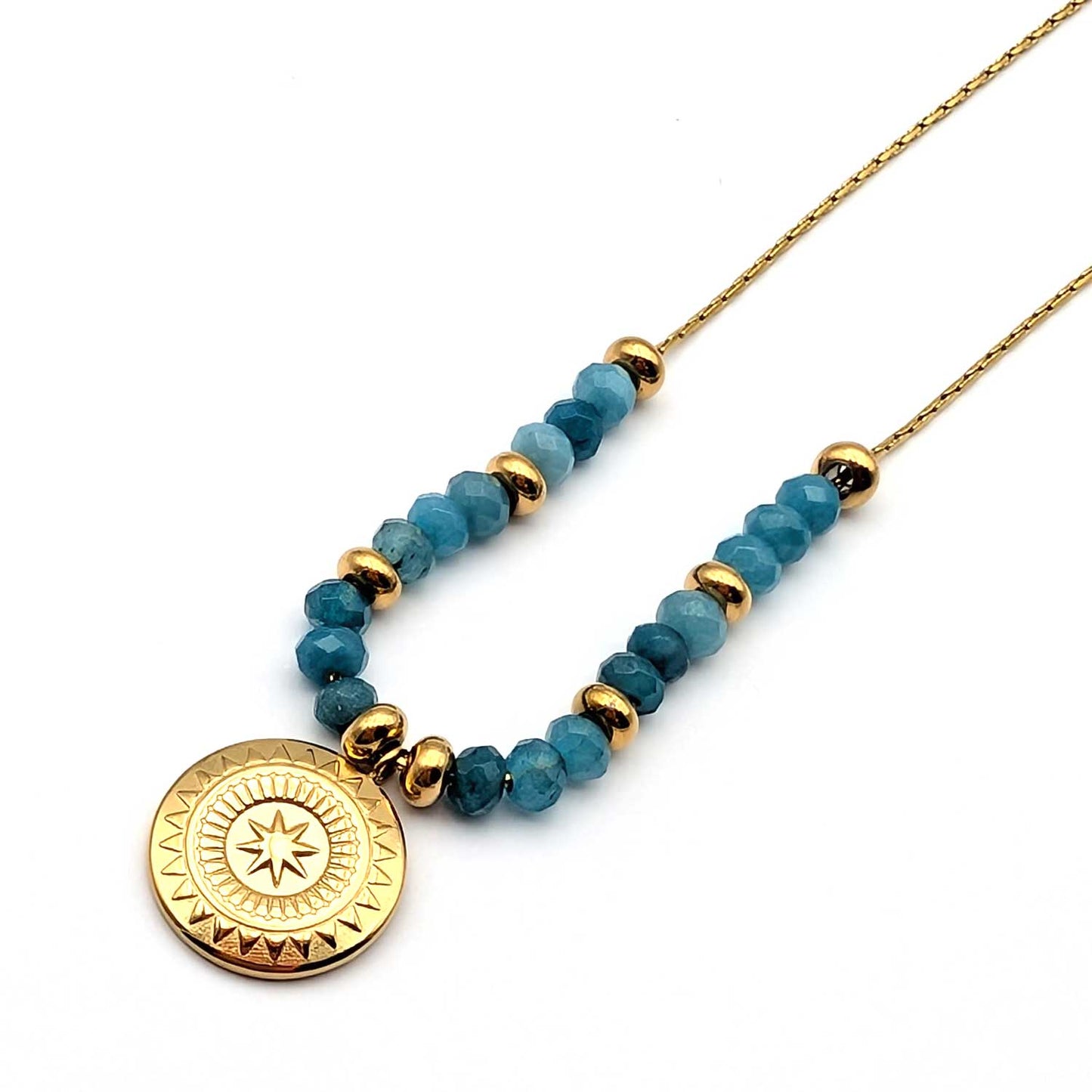 Collier Louise Bleu - Les vrais amitiés continuent à grandir