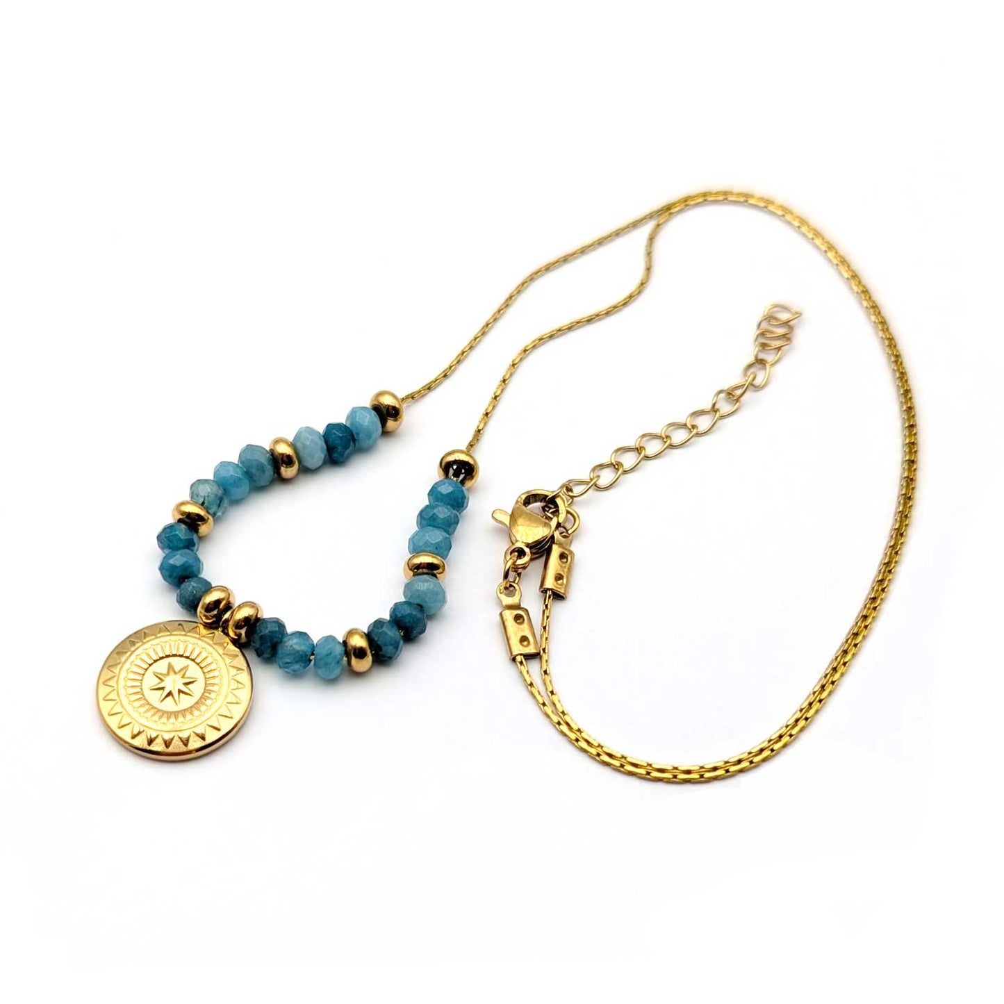 Collier Louise Bleu - Les vrais amitiés continuent à grandir