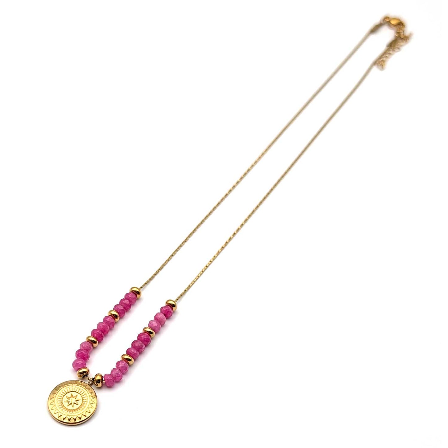 Collier Louise Pink - Les vrais amis sont comme les étoiles