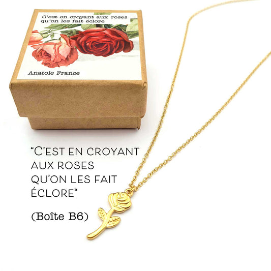 cadeau maîtresse ou nounou bijou acier inoxydable 