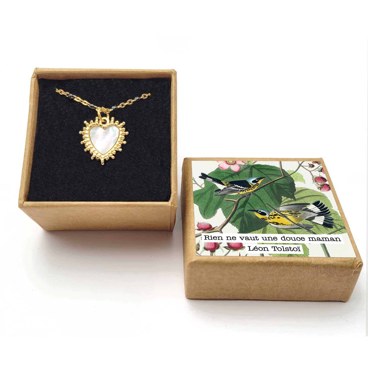 idée cadeau fête des mère noël maman collier coeur ex voto coeur ardent coeur sacré bijou fait en france idée cadeau femme idée cadeau maman