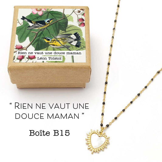 Collier Coeur Sofia doré
