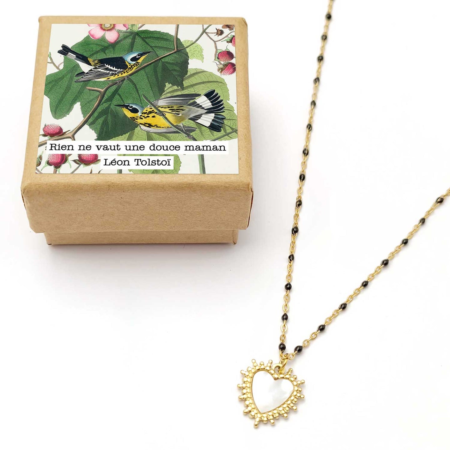 Collier Coeur Sofia doré