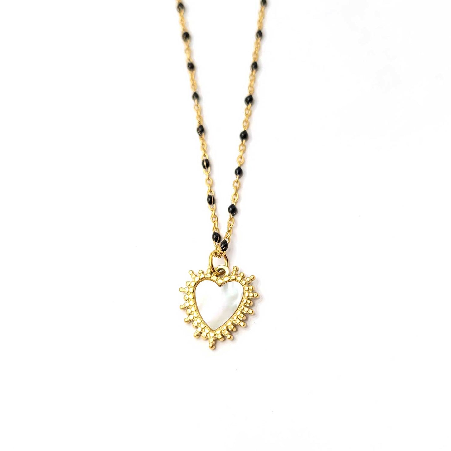 Collier Coeur Sofia doré
