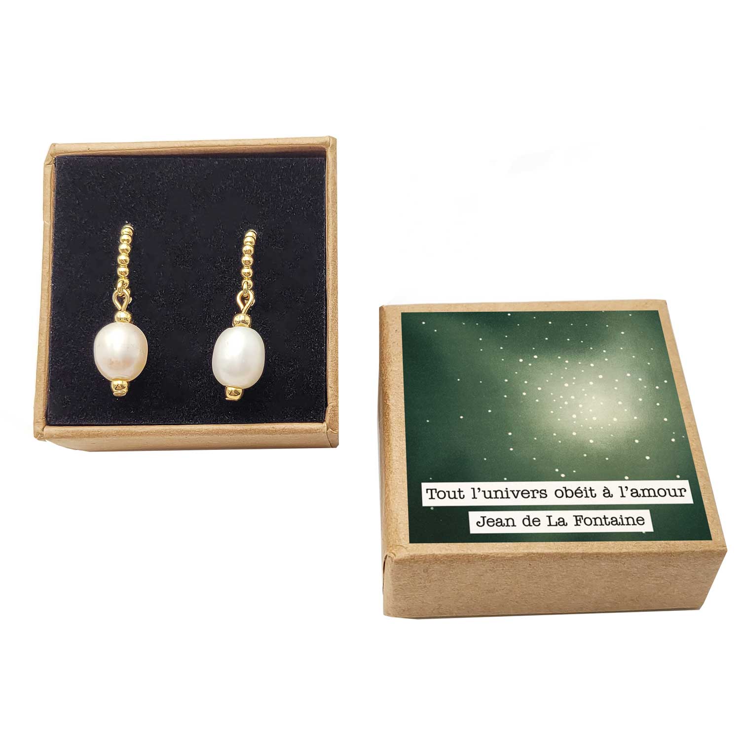 bijou Saint-Valentin cadeau déclaration amour bijou pour déclarer sa flamme bijou mots d'amour boucles d'oreilles bijoux à message