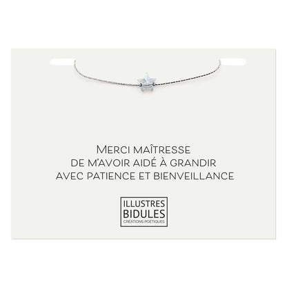 Bracelet isadora star - Merci maîtresse