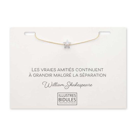 Bracelet amitié: Les vraies amitiés continuent à grandir malgré la séparation