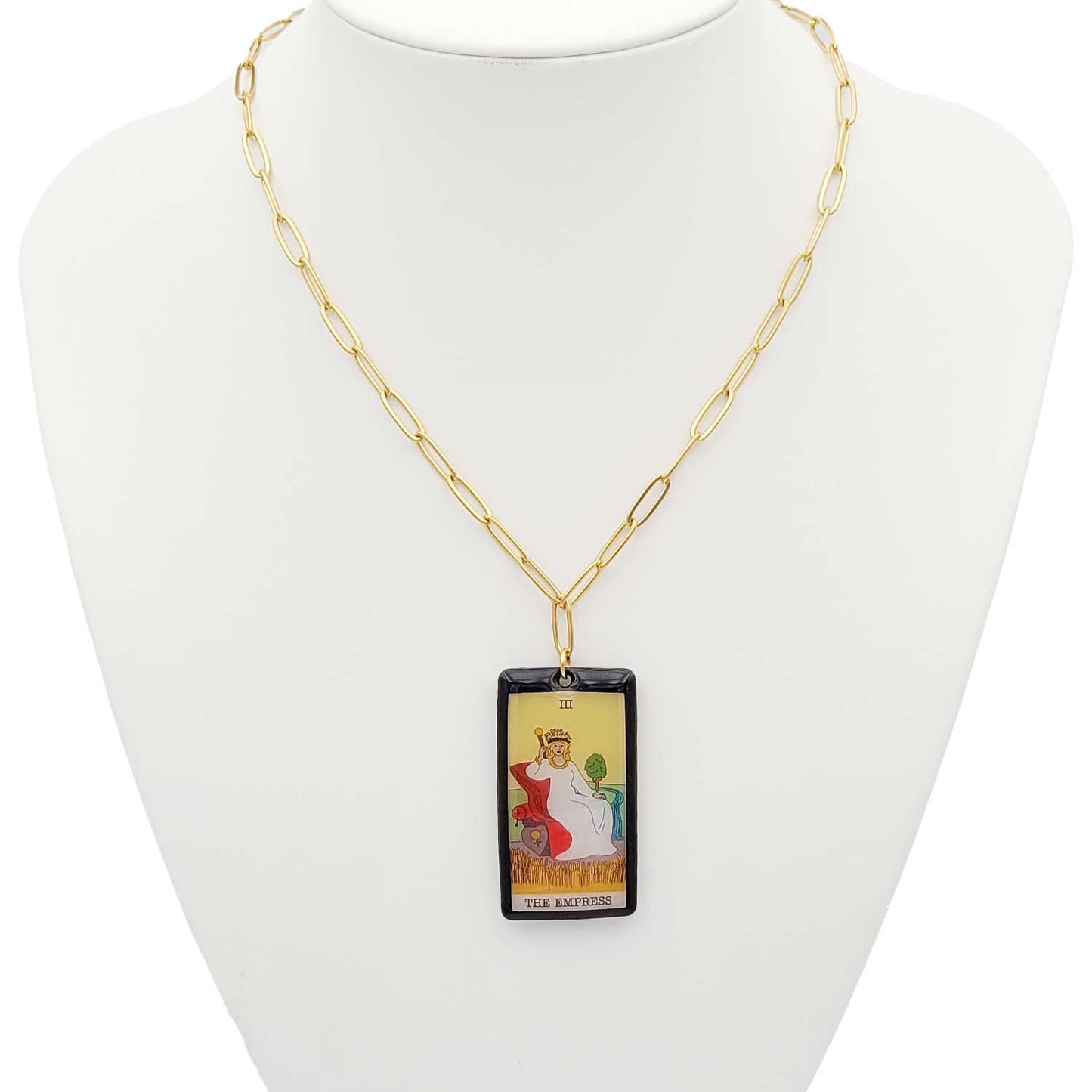 Collier pendentif tarot - The empress - L'impératrice